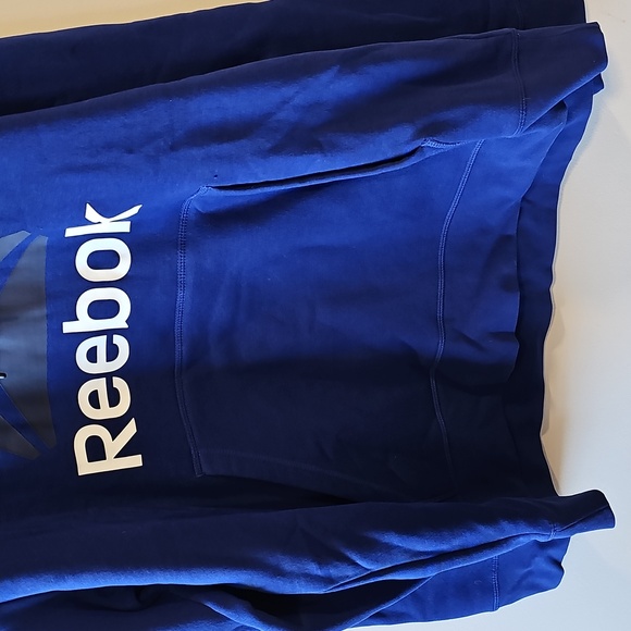 Reebok Men's XXL Dark Blue Pullover Hoodie - Picture 3 of 6